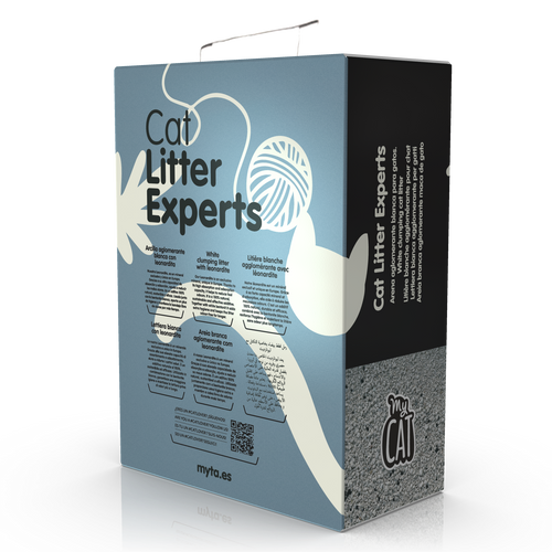 MyCAT Aglomerante Blanca con Carbón Activo NATURAL (4L)