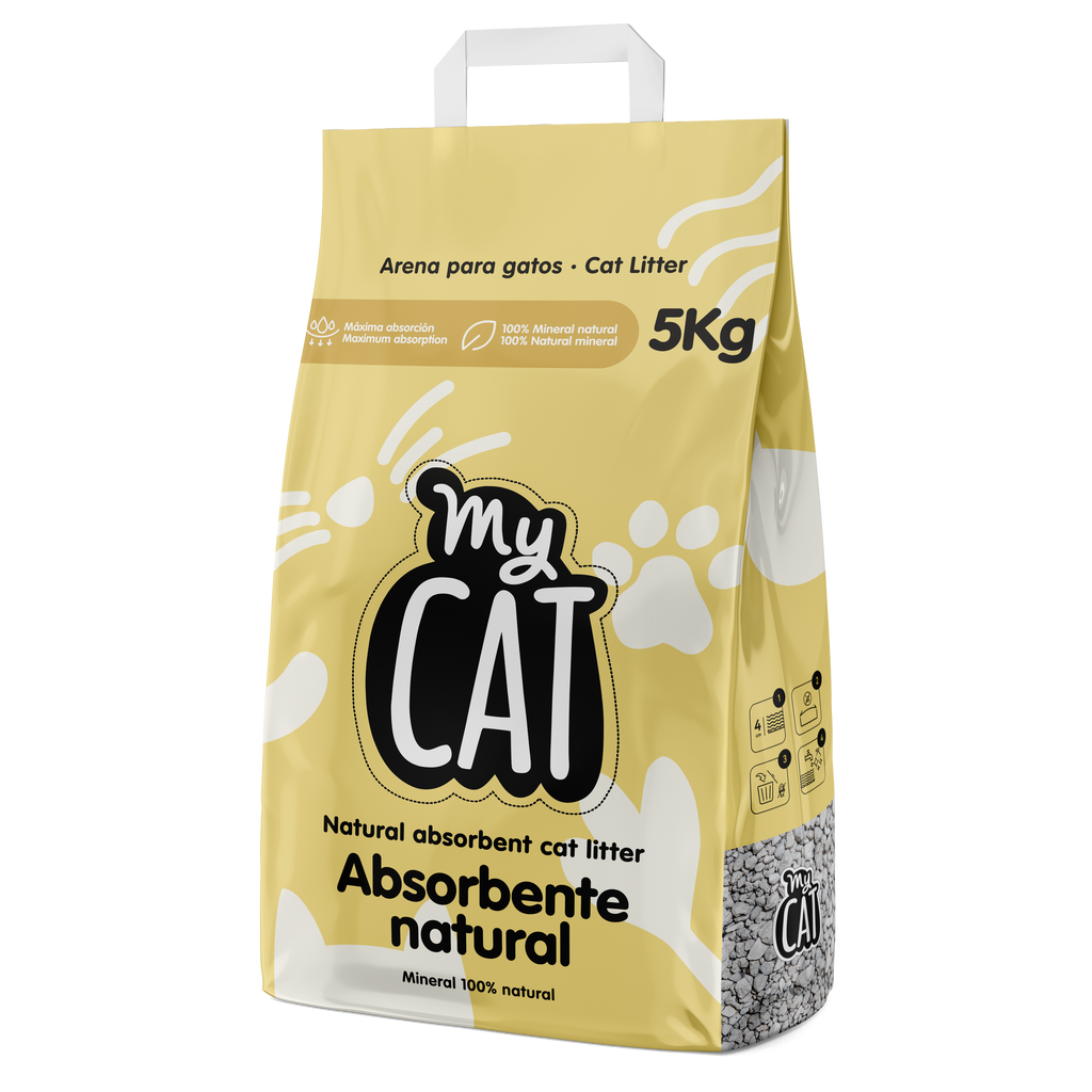 MyCAT Absorbente Natural  (Pack de 4 bolsas -20kg)
