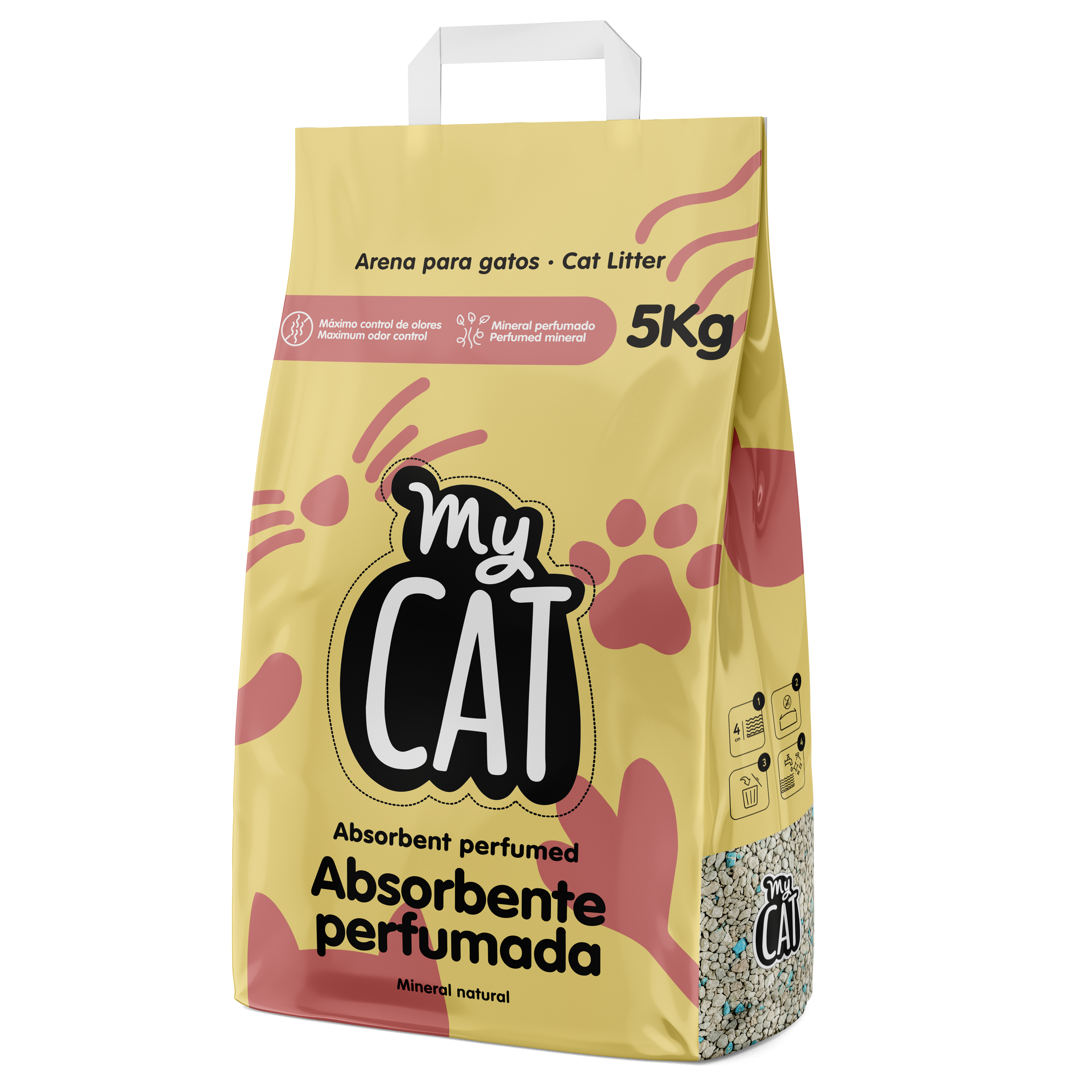 MyCAT Absorbente Perfumada (Pack de 4 bolsas - 20kg)