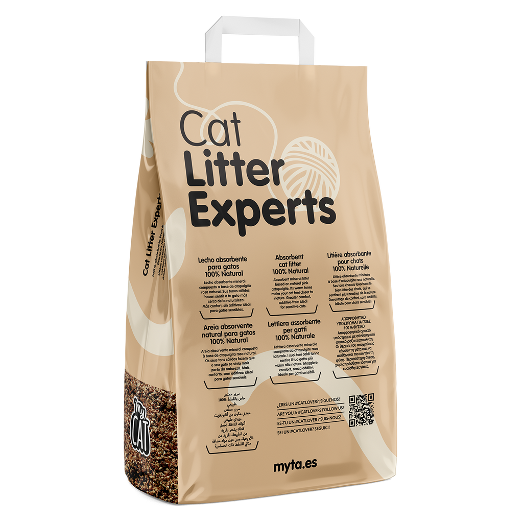 MyCAT Absorbente Natual Rosa (Pack de 4 bolsas - 32L)