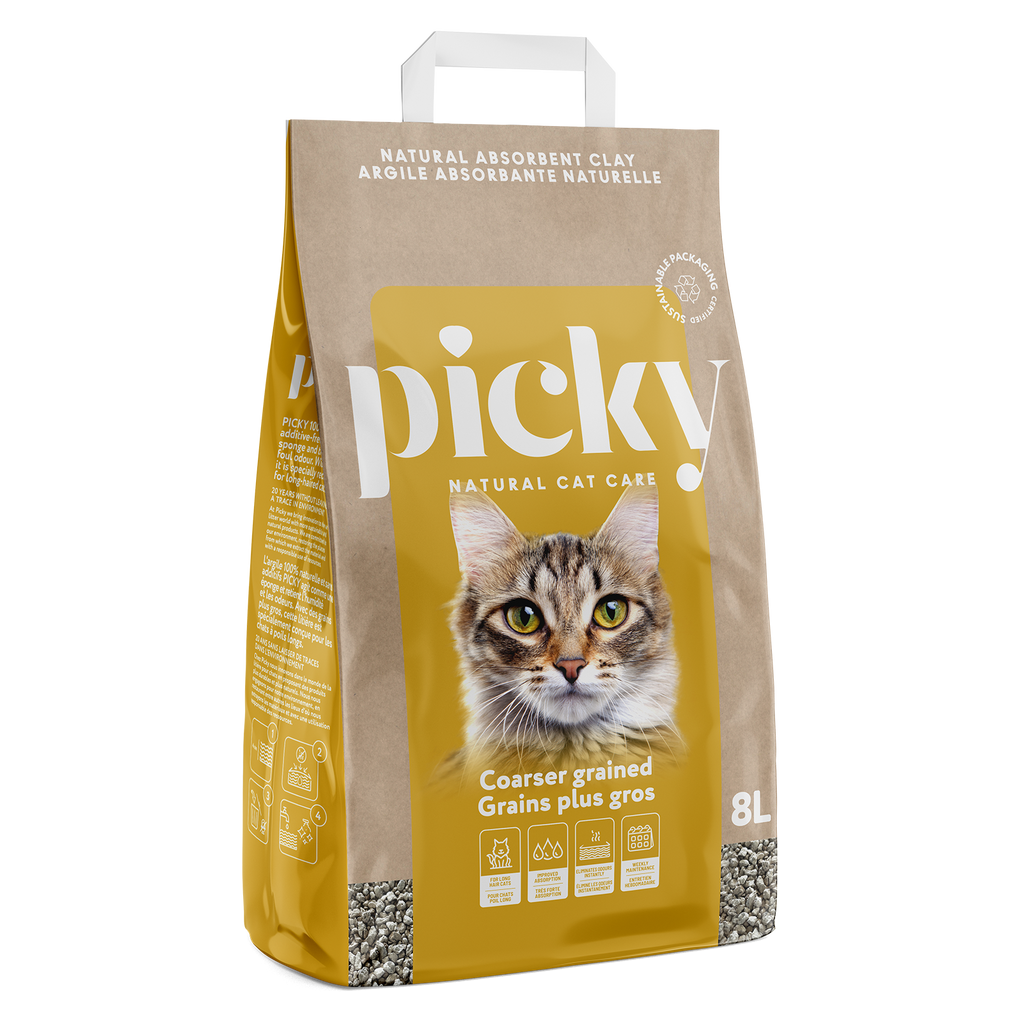Picky Absorbente Natural Grano Grueso (Pack de 2- 16L)